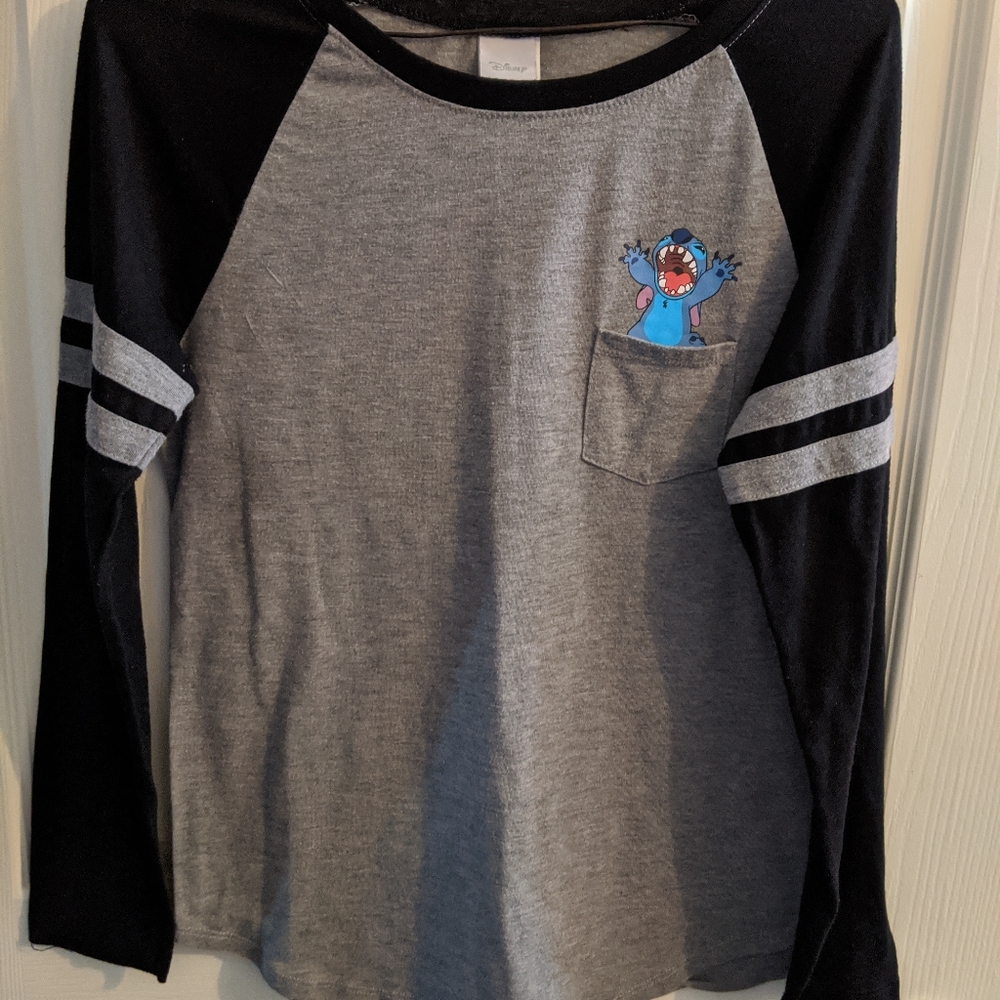 Disney Lilo & Stitch Pocket Jersey Baseball Tee